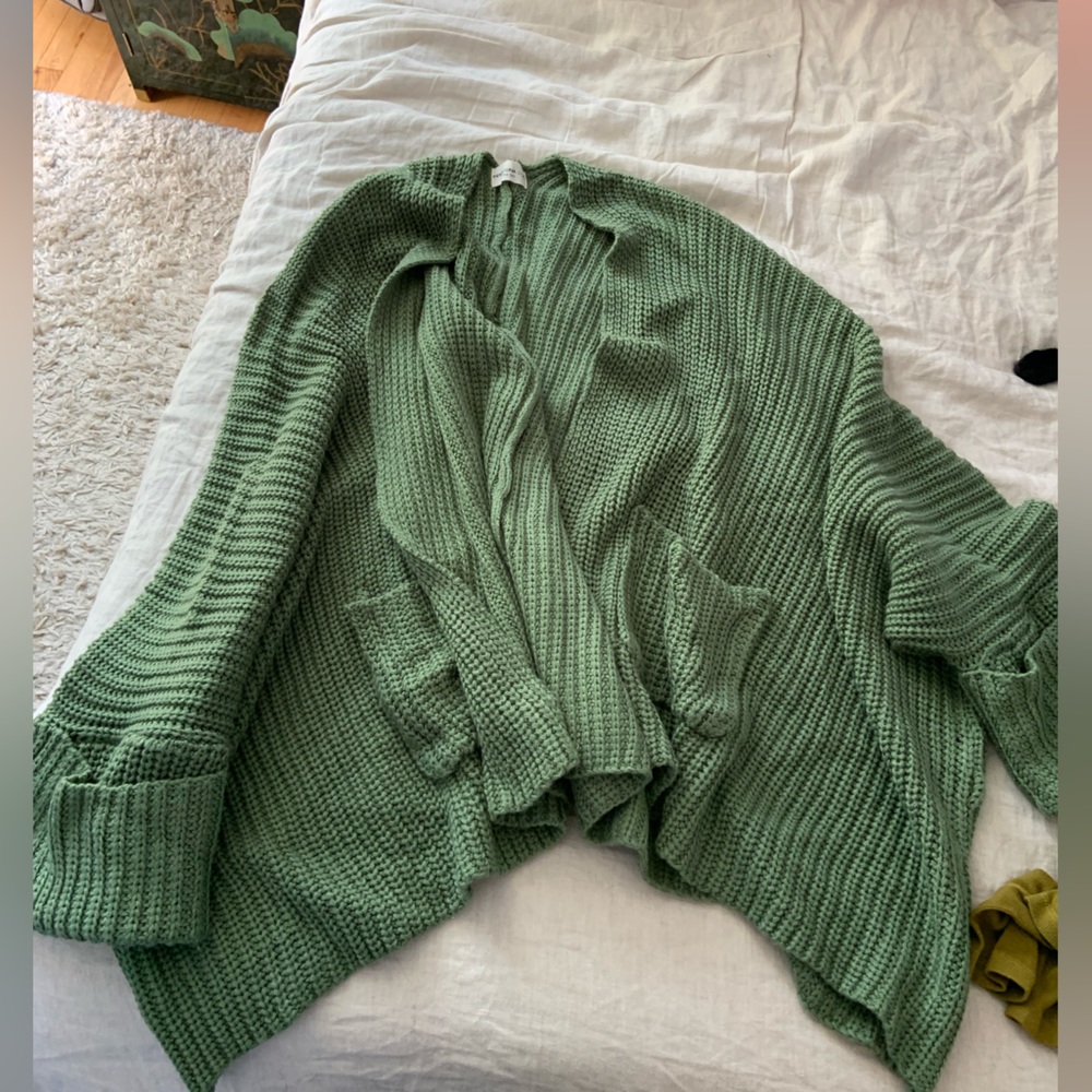 Indigo Luna OS Green Sweater